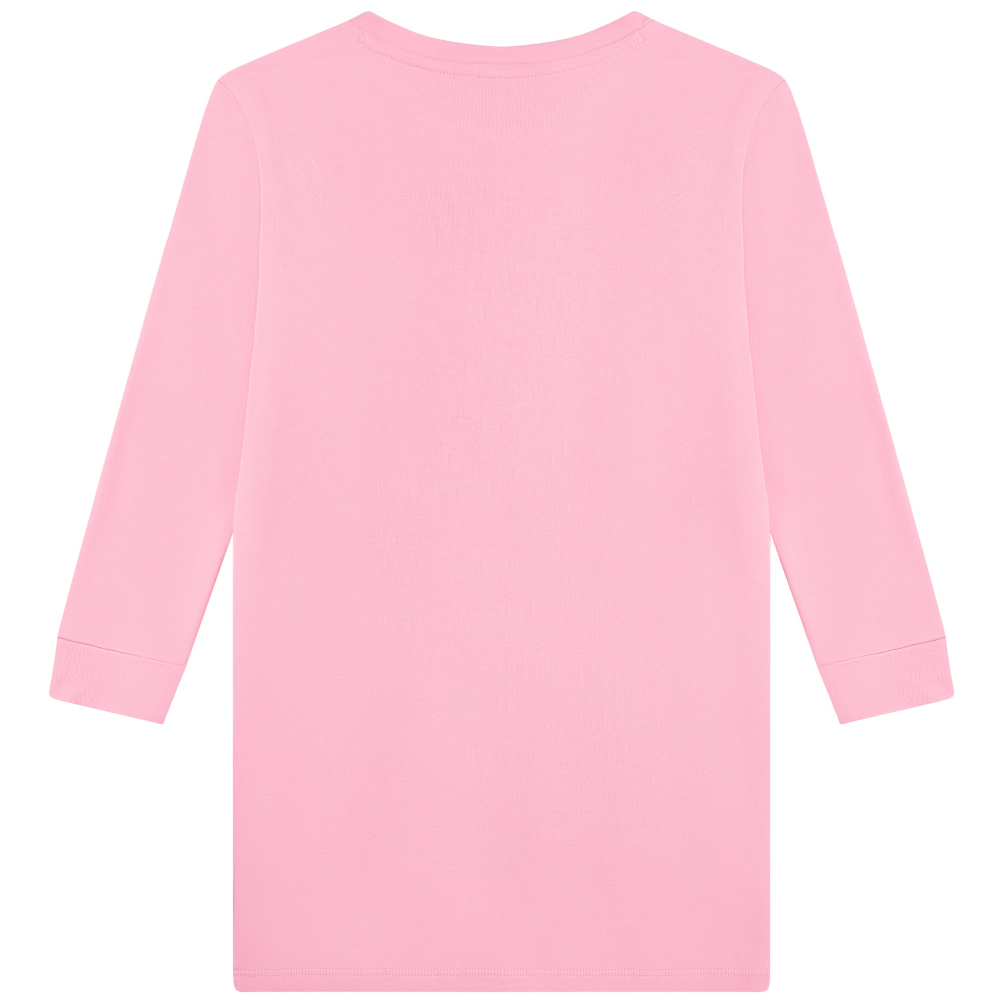 MARC JACOBS PINK TROMPE L’OEIL LONG SLEEVE DRESS