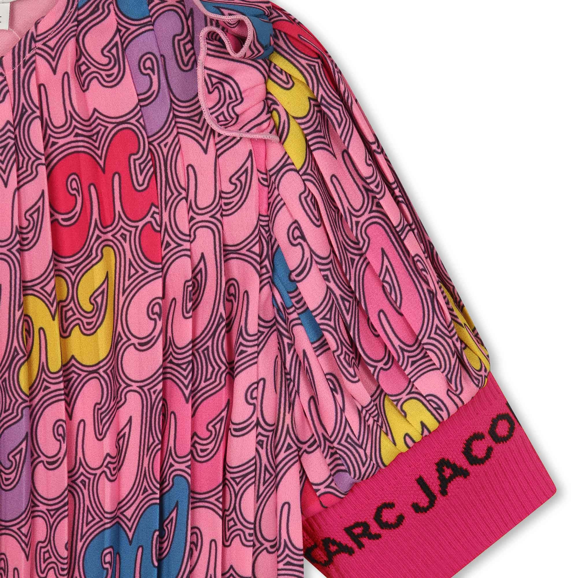 MARC JACOBS APRICOT PLEATED DRESS