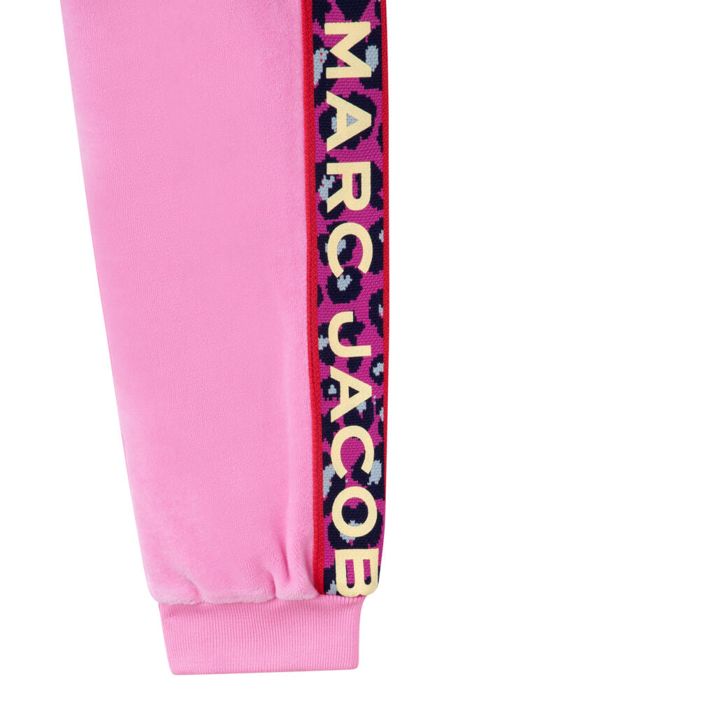 MARC JACOBS PINK VELVET TRACKSUIT