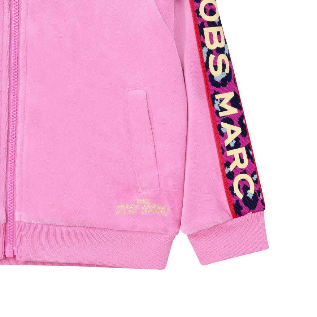 MARC JACOBS PINK VELVET TRACKSUIT