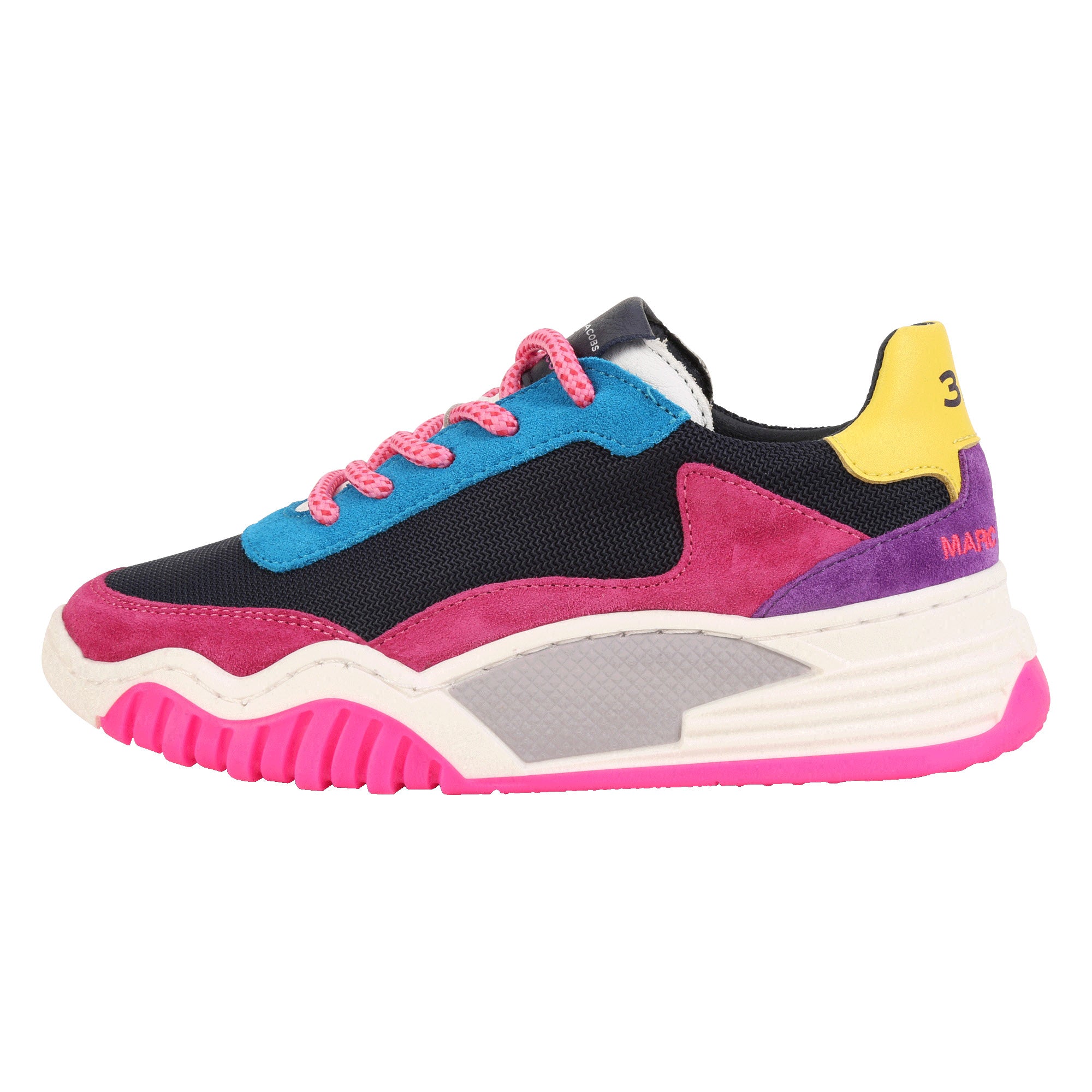 MARC JACOBS GIRLS FUSCHIA TRAINERS