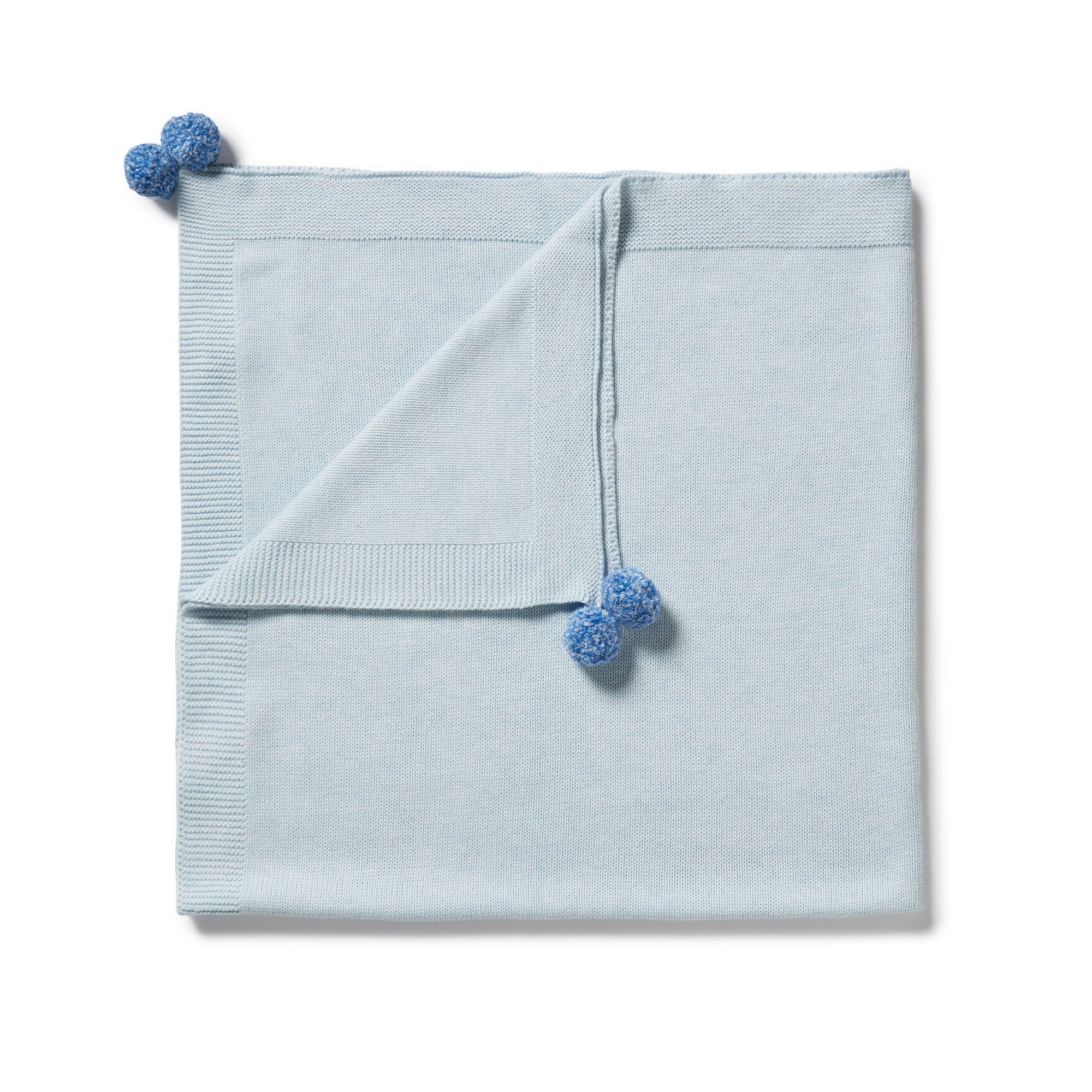 BLUEBELL KNITTED BLANKET