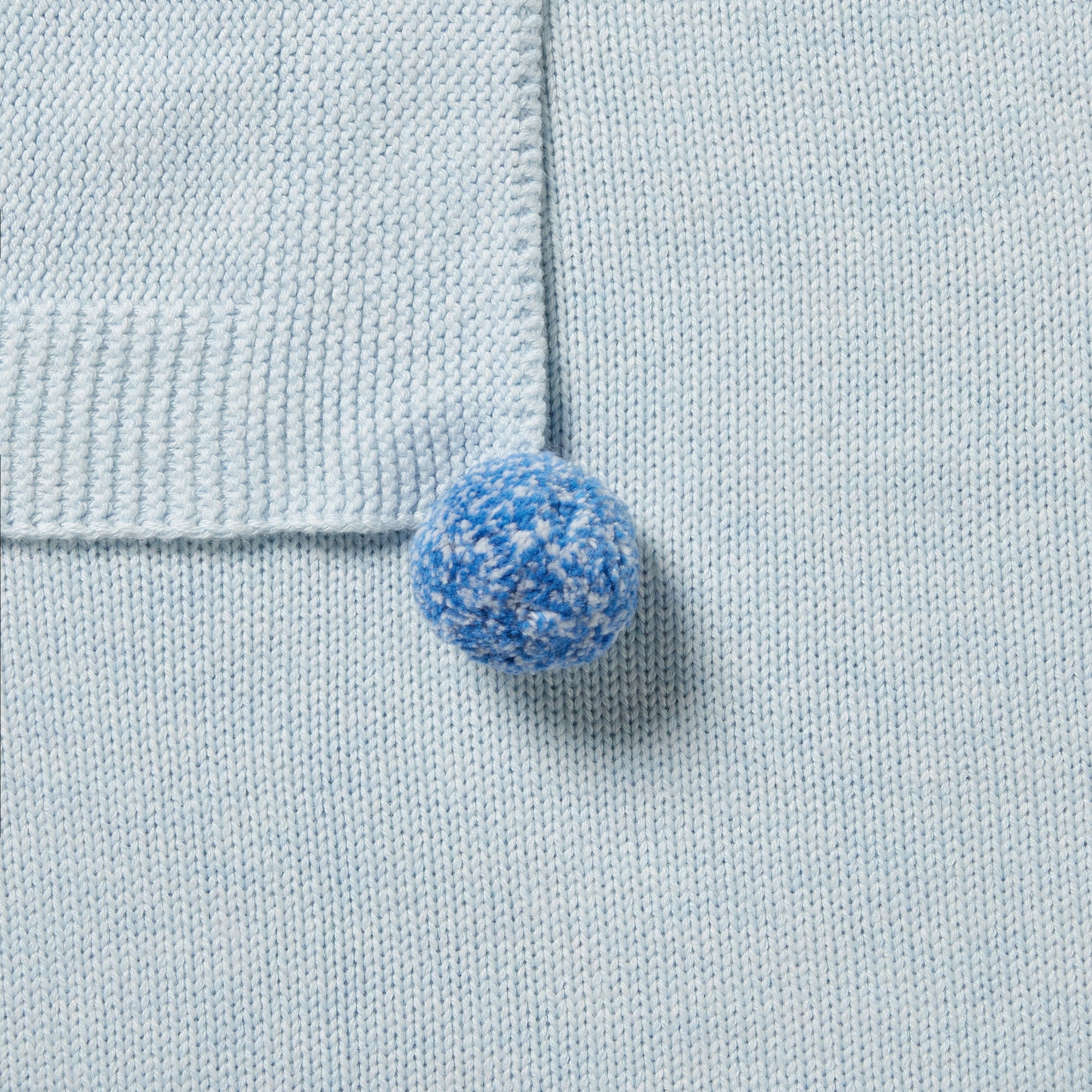 BLUEBELL KNITTED BLANKET