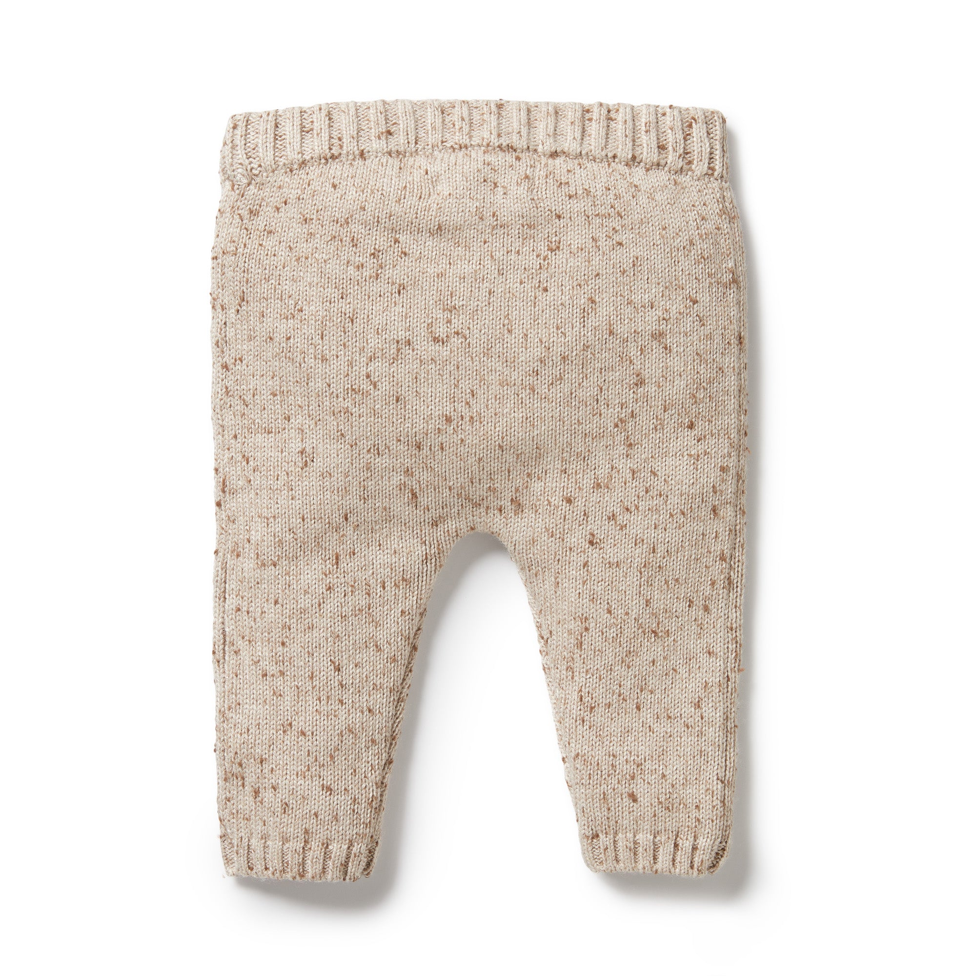 ALMOND FLECK KNITTED LEGGING