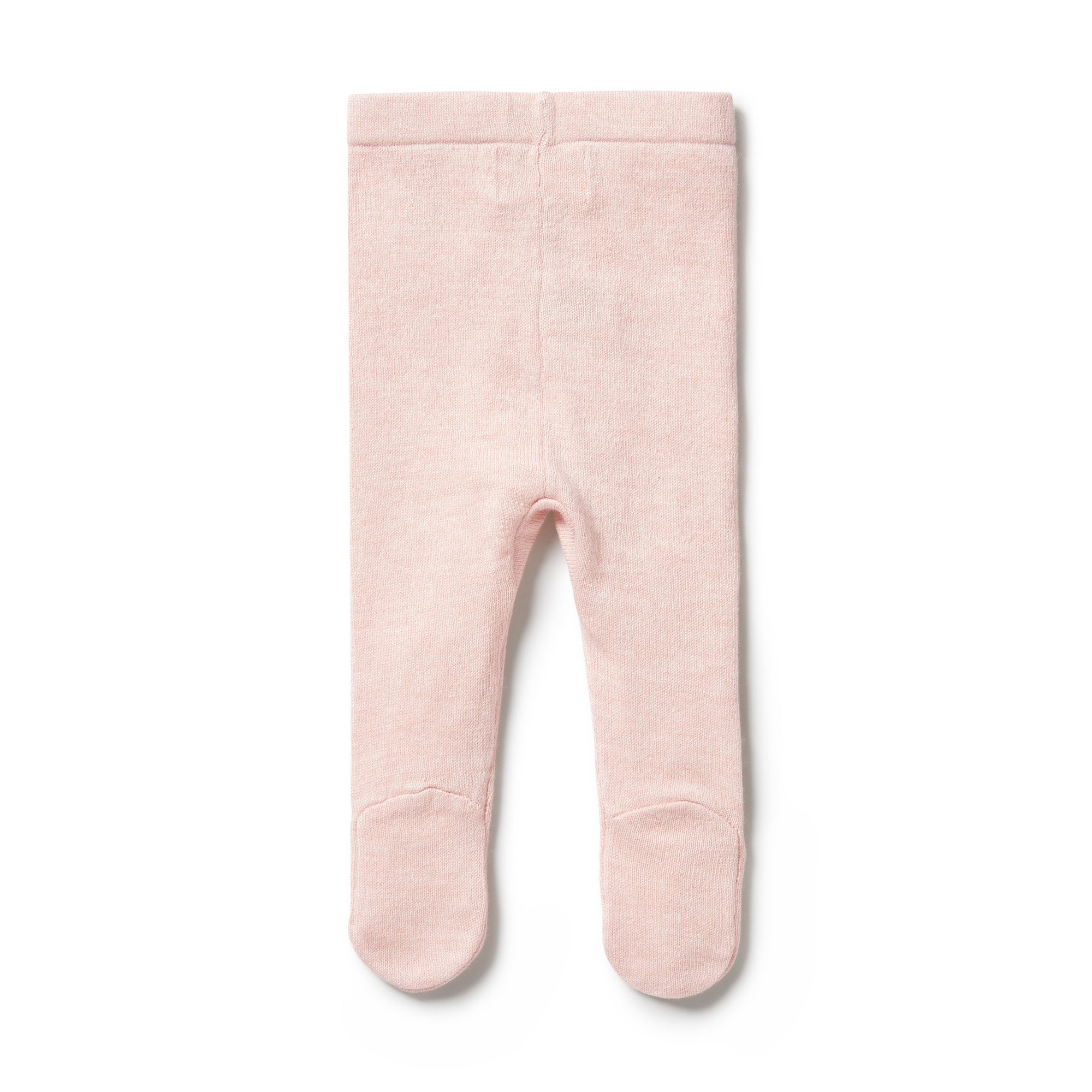 PINK KNITTED LEGGING WITH FEET