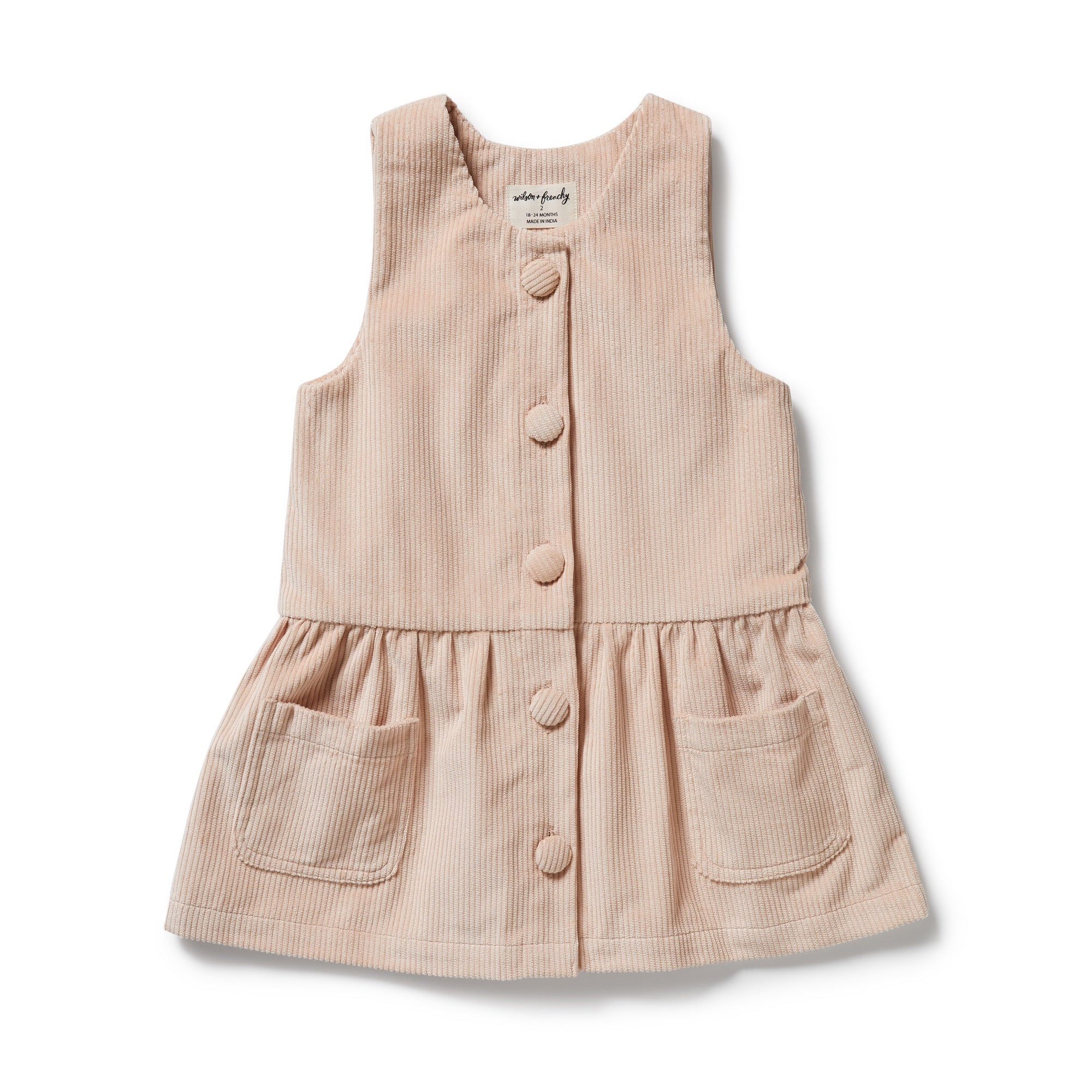 Rose Organic Cord Dress
