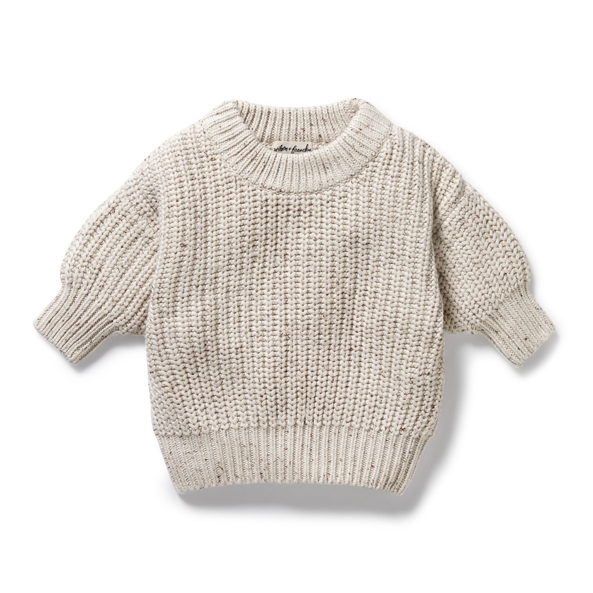 Cookie and Cream Organic Knitted Jumper