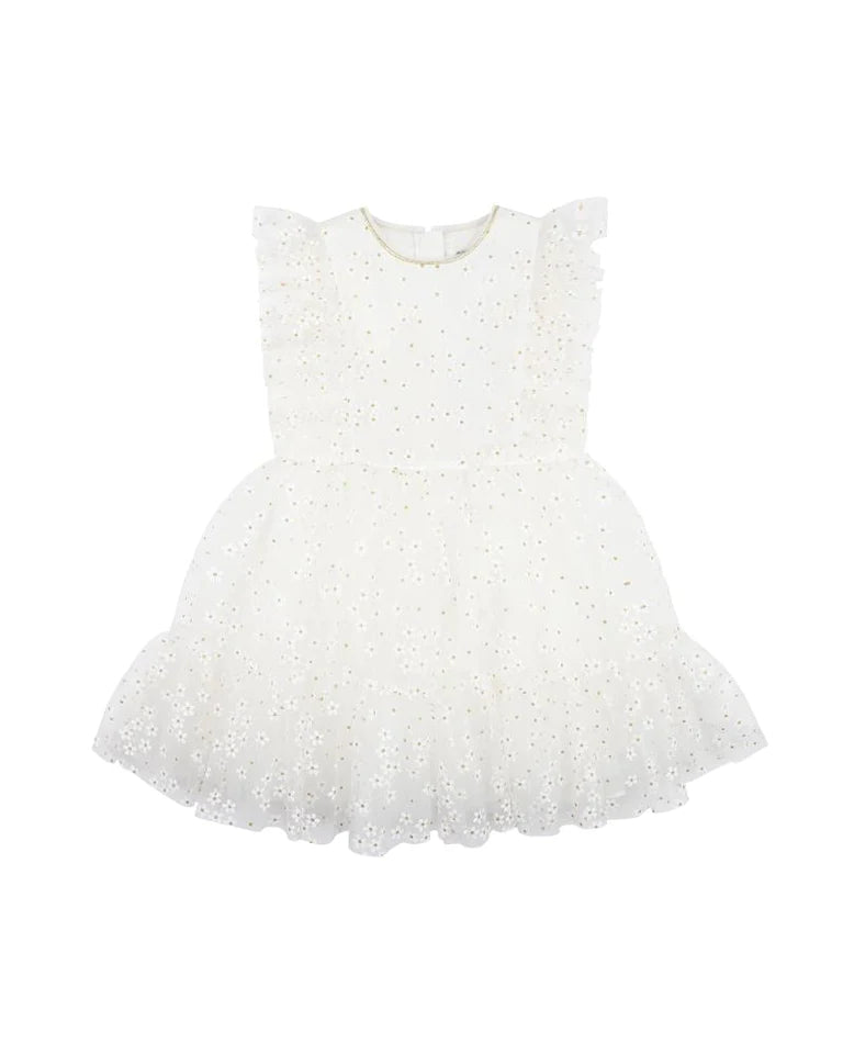 DAISY GLITTER DRESS 3-7YRS