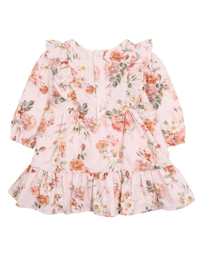 DOTTI PRINT SMOCK DRESS
