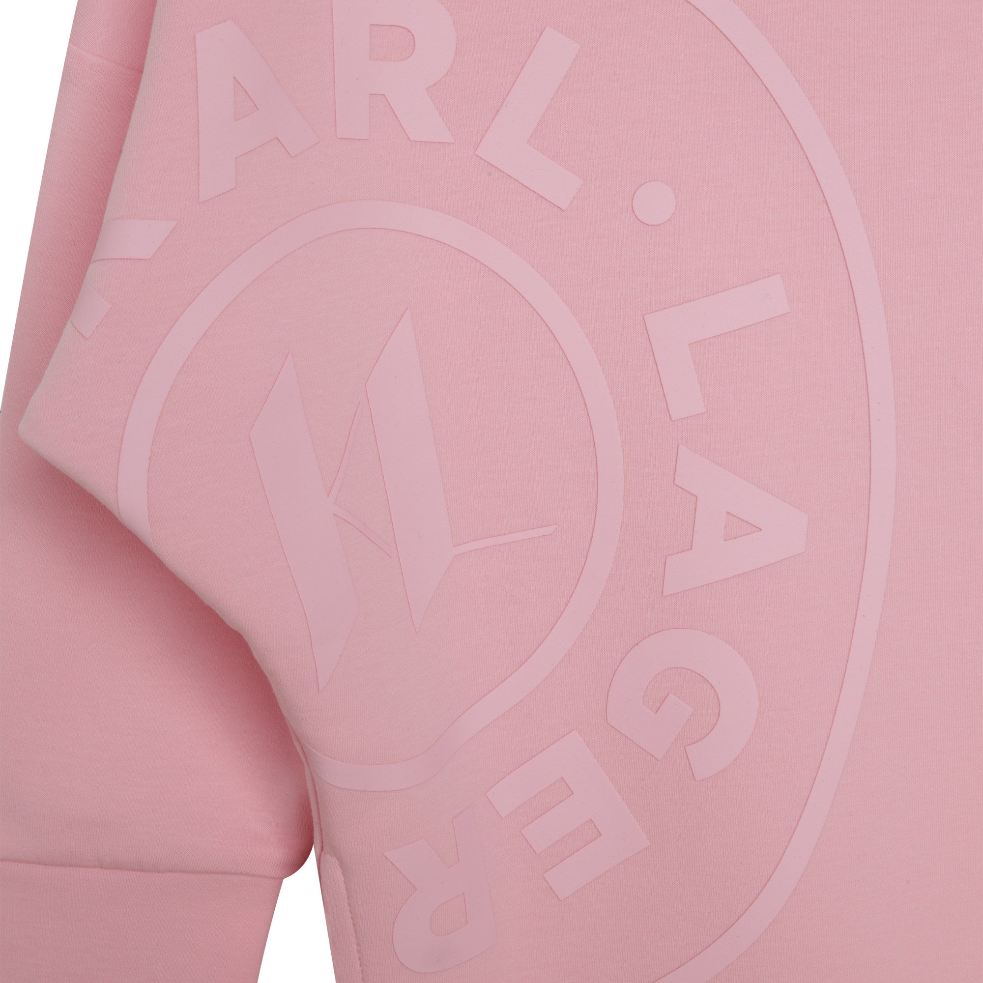 KARL LAGERFELD PINK SWEAT DRESS