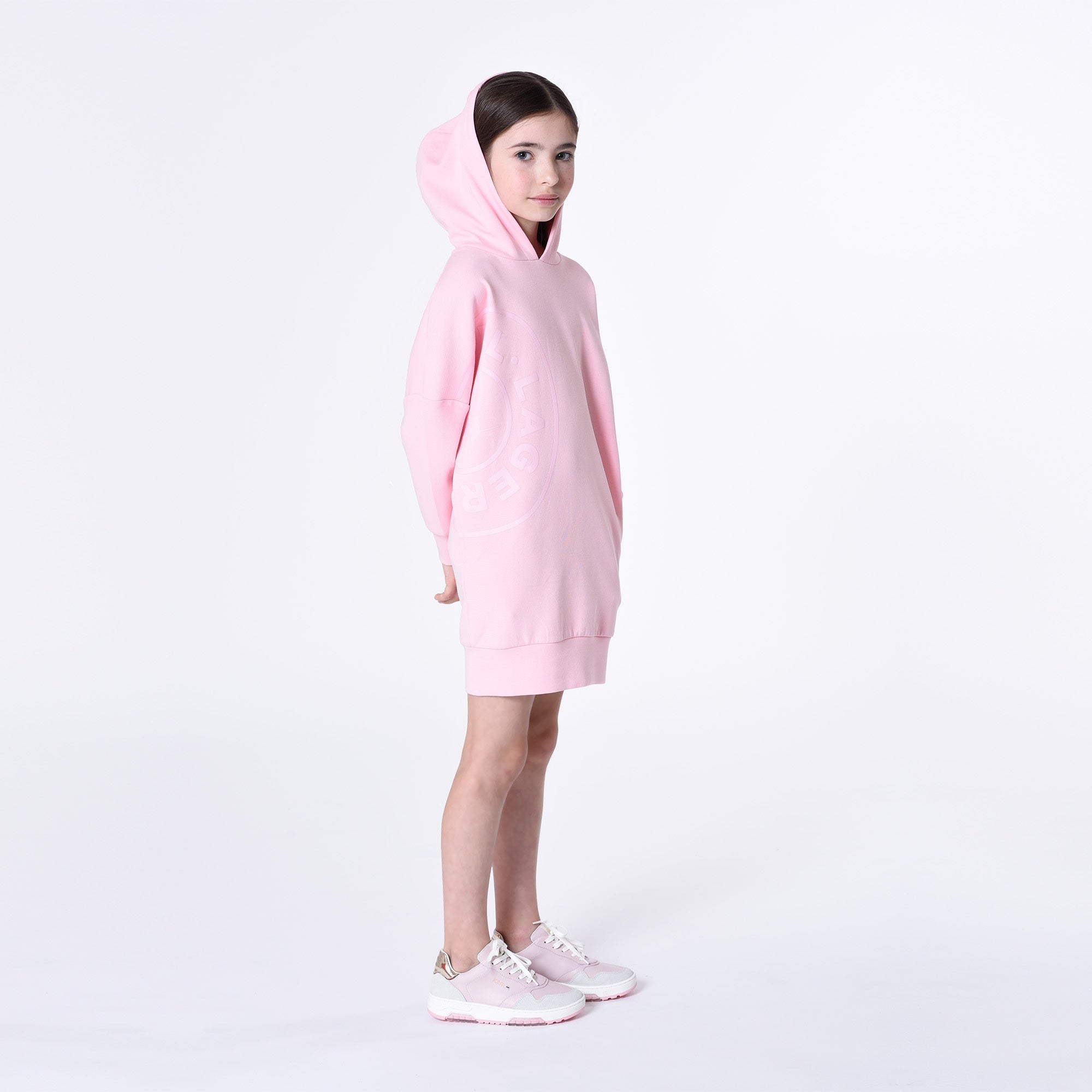 KARL LAGERFELD PINK SWEAT DRESS