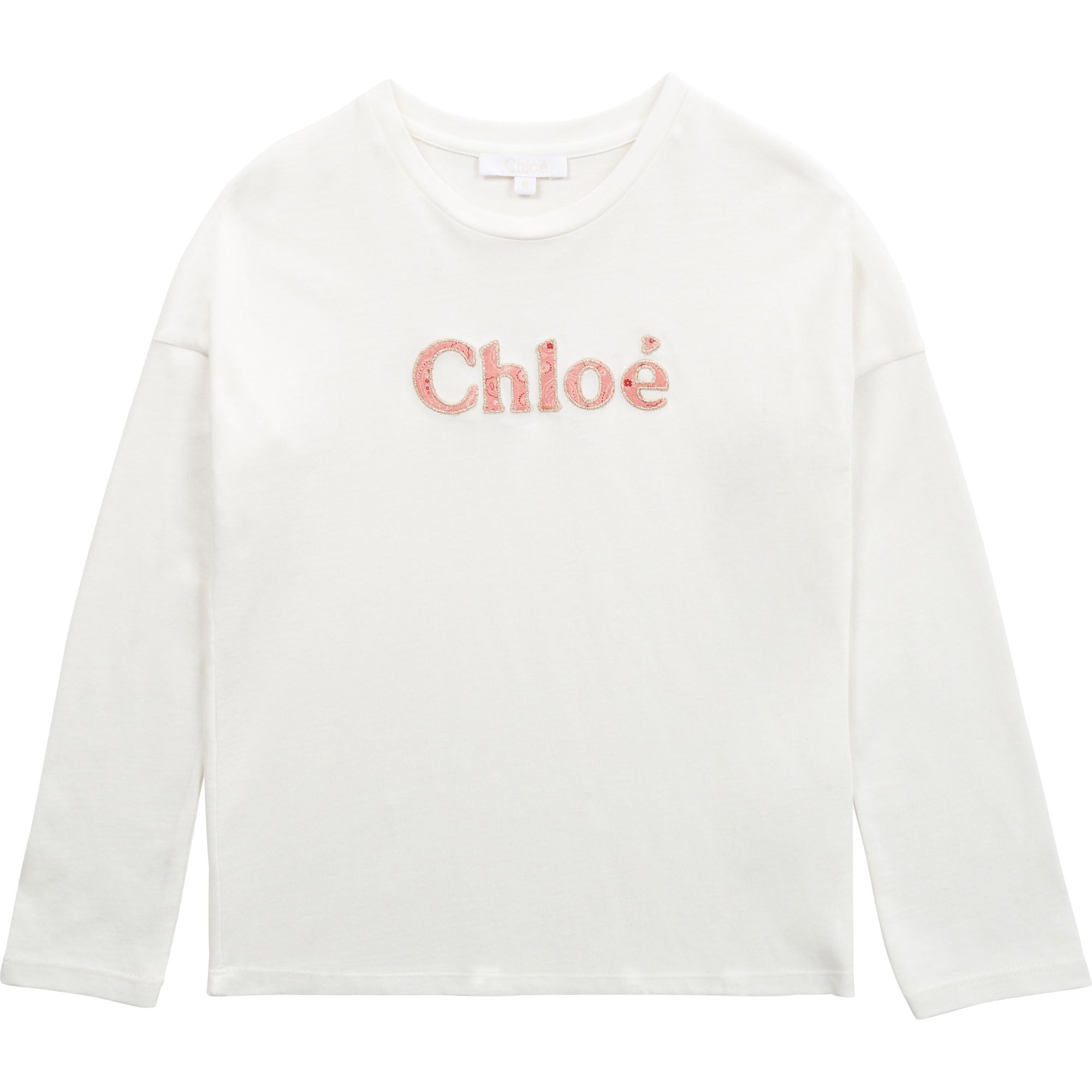 CHLOÉ WHITE L/S T-SHIRT FW 22