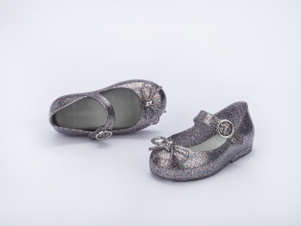 Mini Melissa Sweet Love BB - Silver Glitter