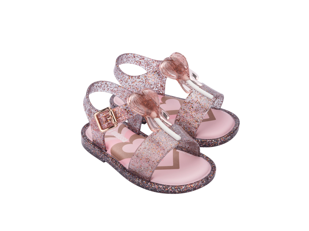 Mini Melissa Mar Sandal Jelly Pop BB-Glitter Pink