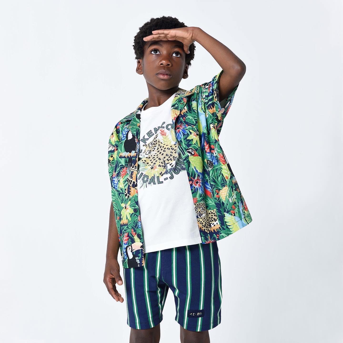 KENZO TROPICAL PRINT T-SHIRT