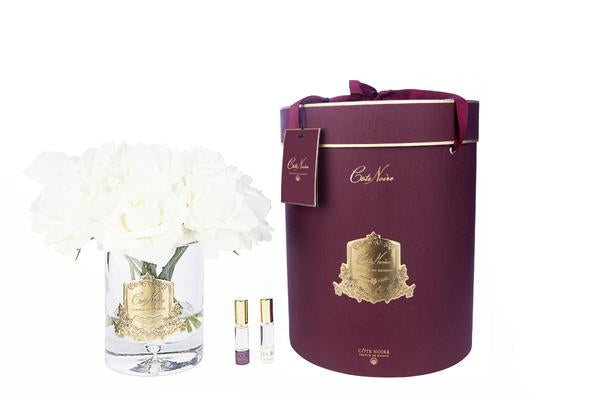 COTE NOIRE - LUXURY GRAND BOUQUET - GOLD BADGE - CHAMPAGNE - BURGUNDY BOX