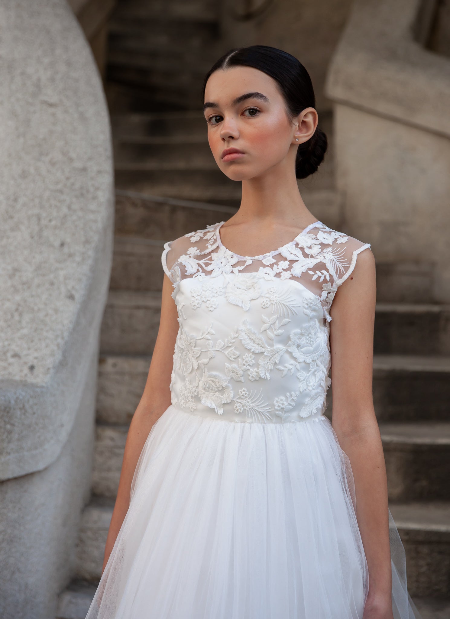 ESTHER- White Communion Dress