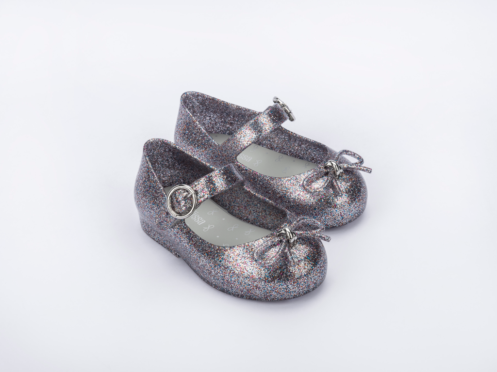 Mini Melissa Sweet Love BB - Silver Glitter