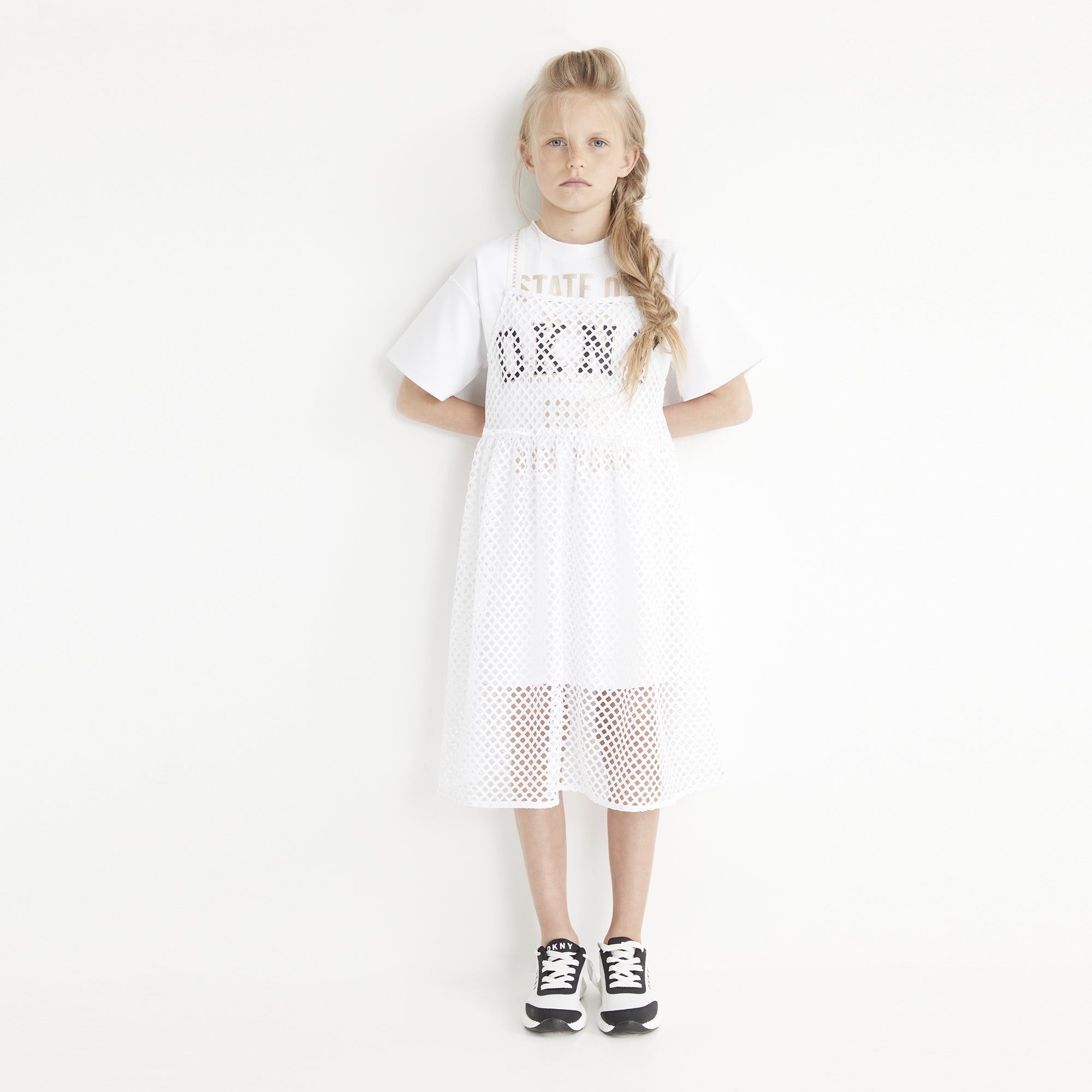 DKNY 2-1 Dress White