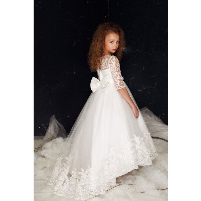 Ariel White Communion Dress
