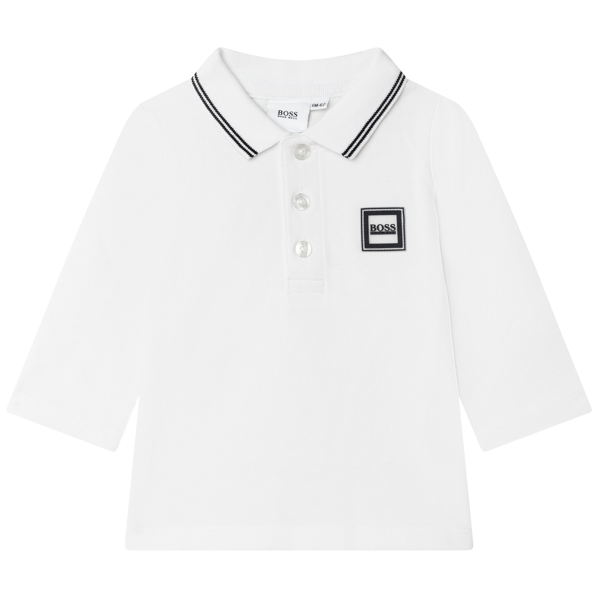 HUGO BOSS White Toddler Polo Shirt