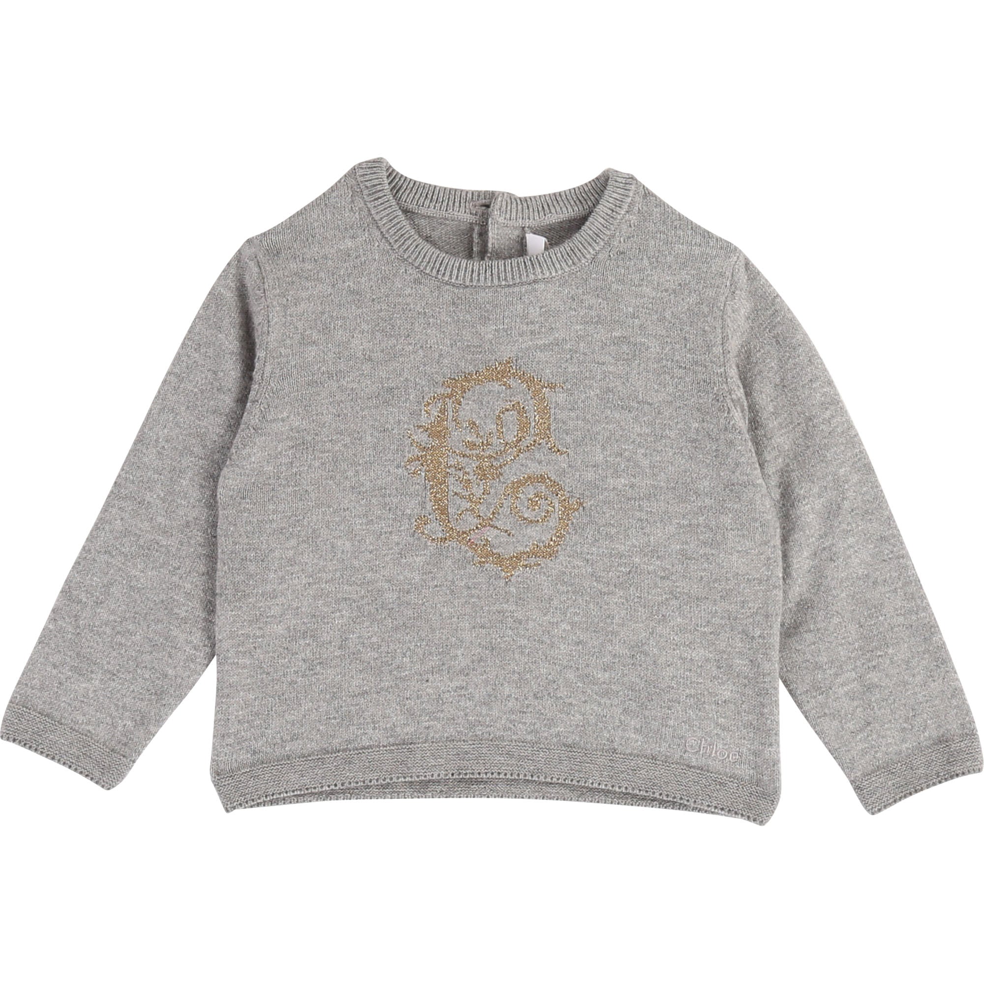 CHLOÉ GREY TODDLER PULLOVER