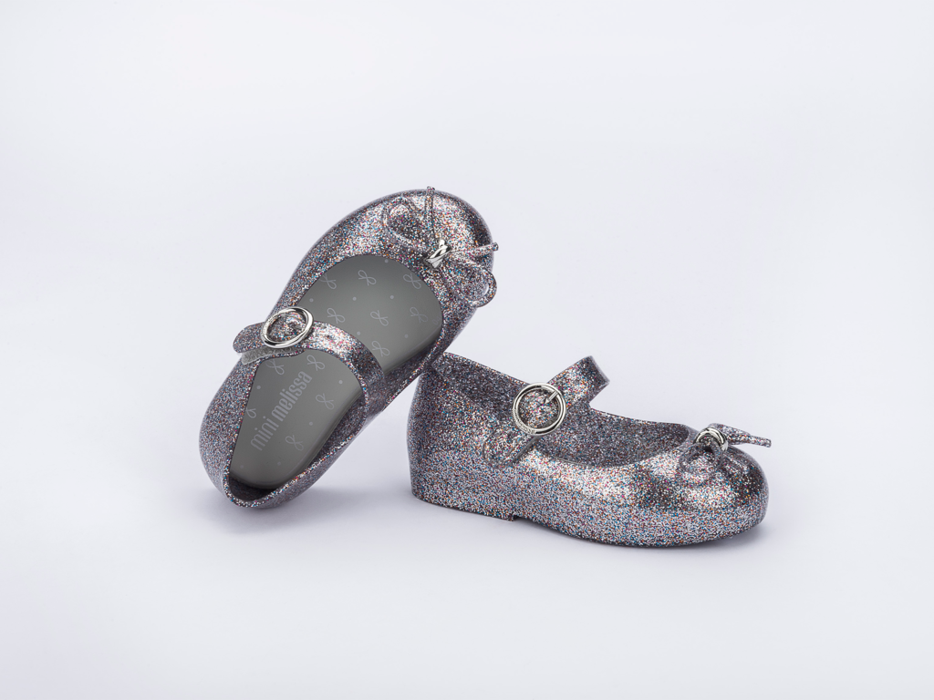 Mini Melissa Sweet Love BB - Silver Glitter