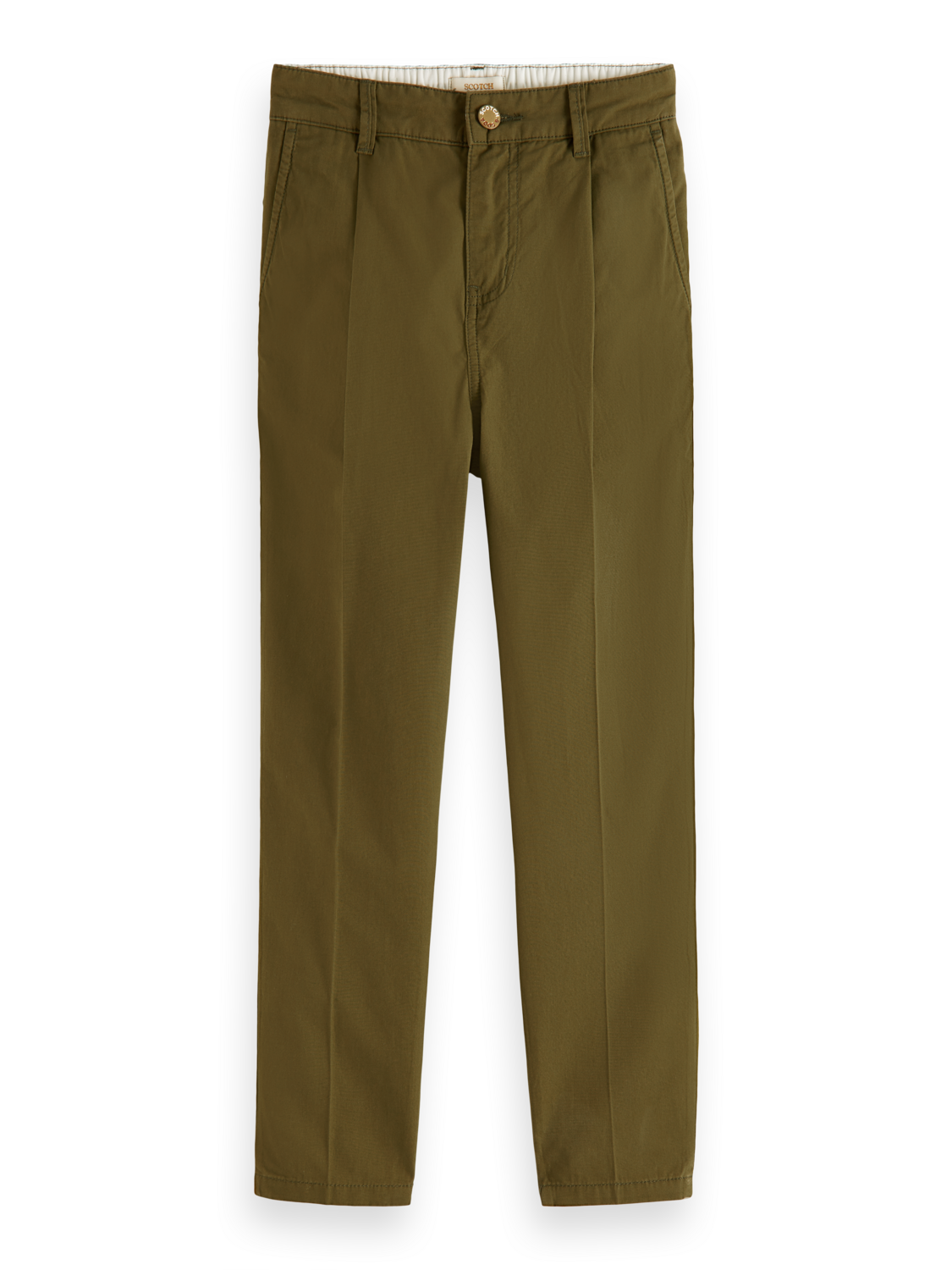 Kids - Loose-tapered fit pleated chino