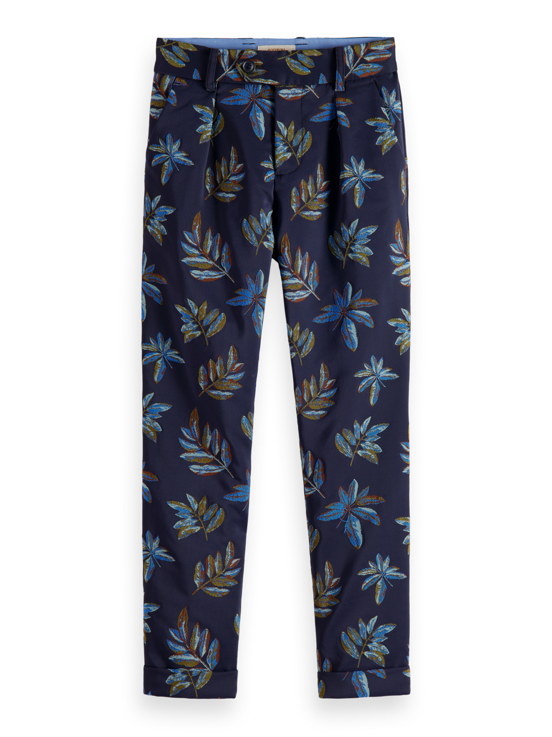 Kids - Loose tapered-fit jacquard pants
