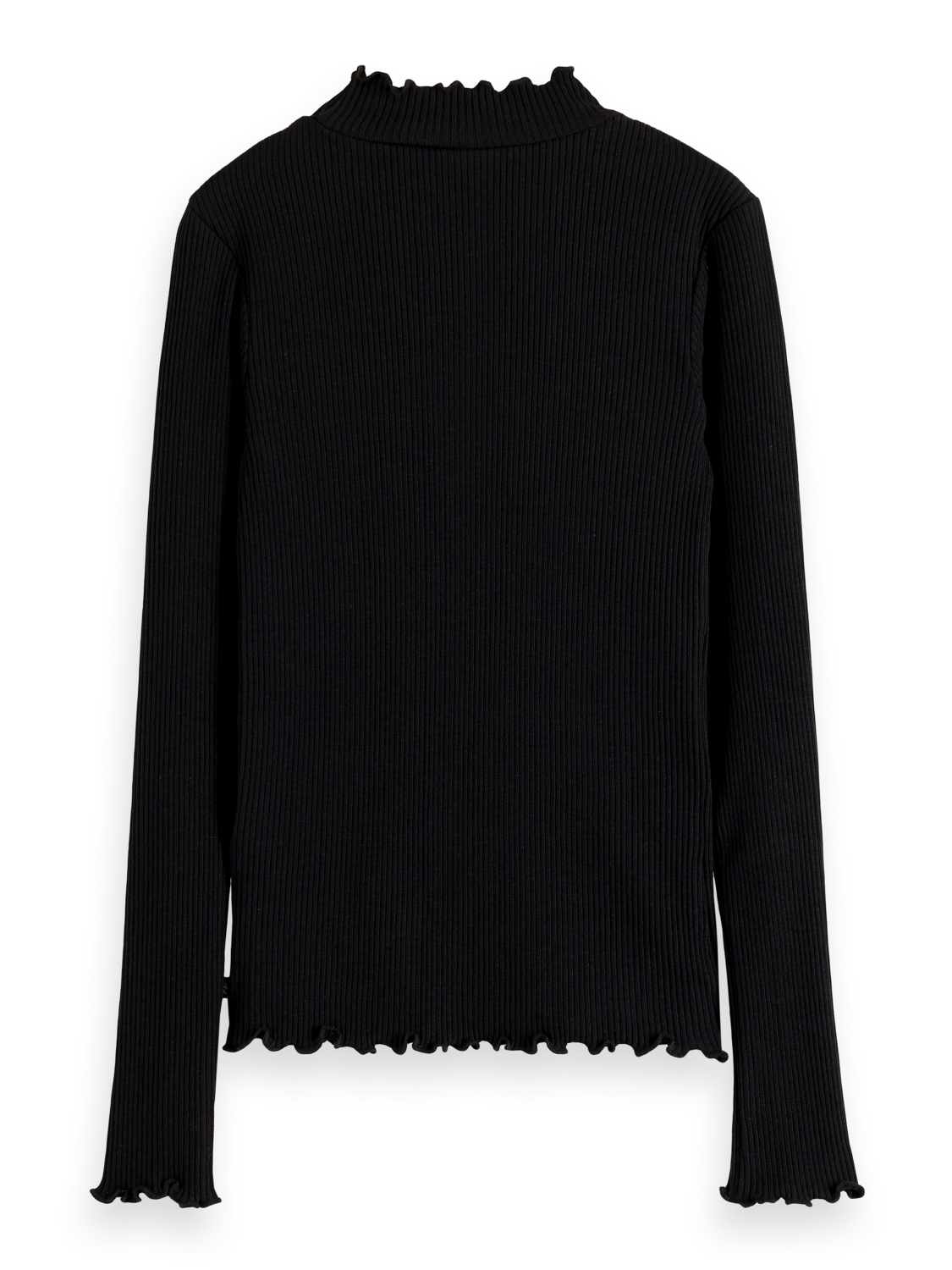 Kids - High-neck fitted long-sleeved t-shirt