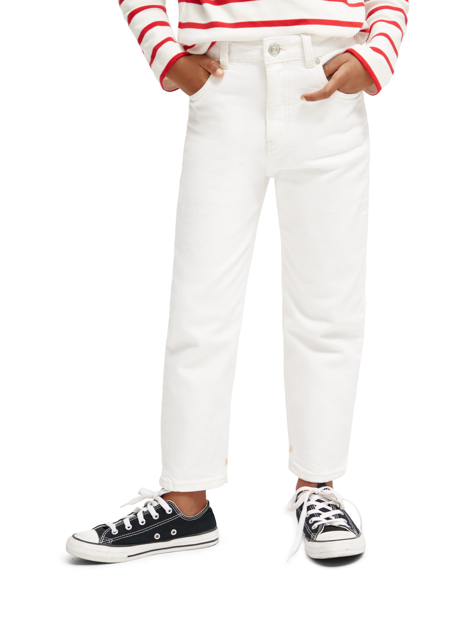 Kids - Tide high-rise balloon-fit jeans