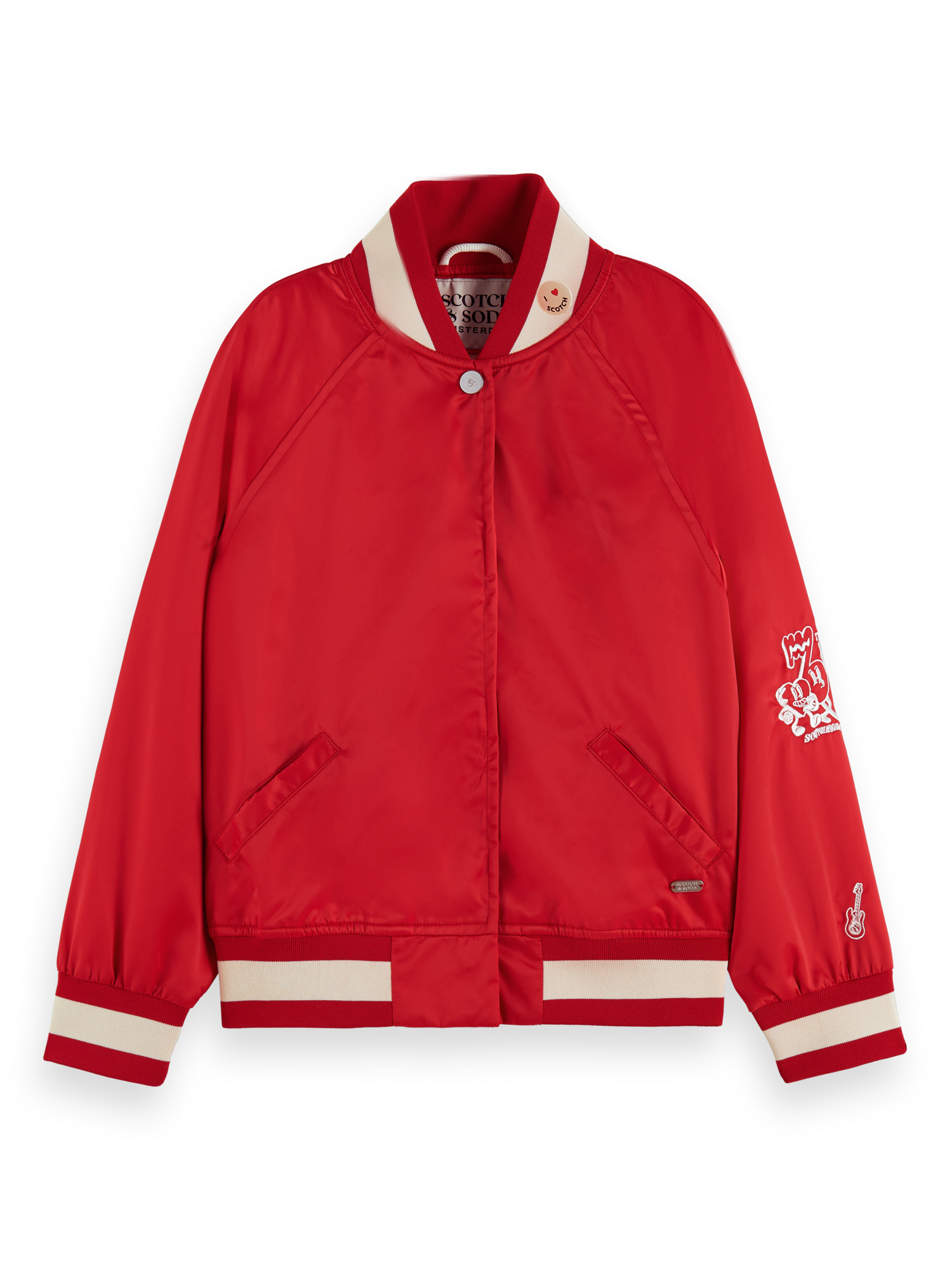 Kids - Oversized varsity bomber jacket