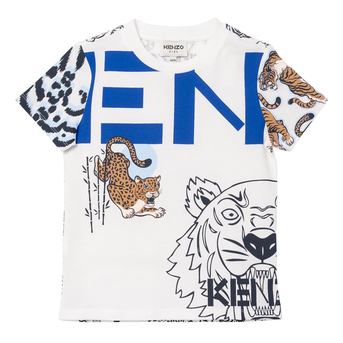KENZO ICONIC PRINT FRONT & BACK T-SHIRT