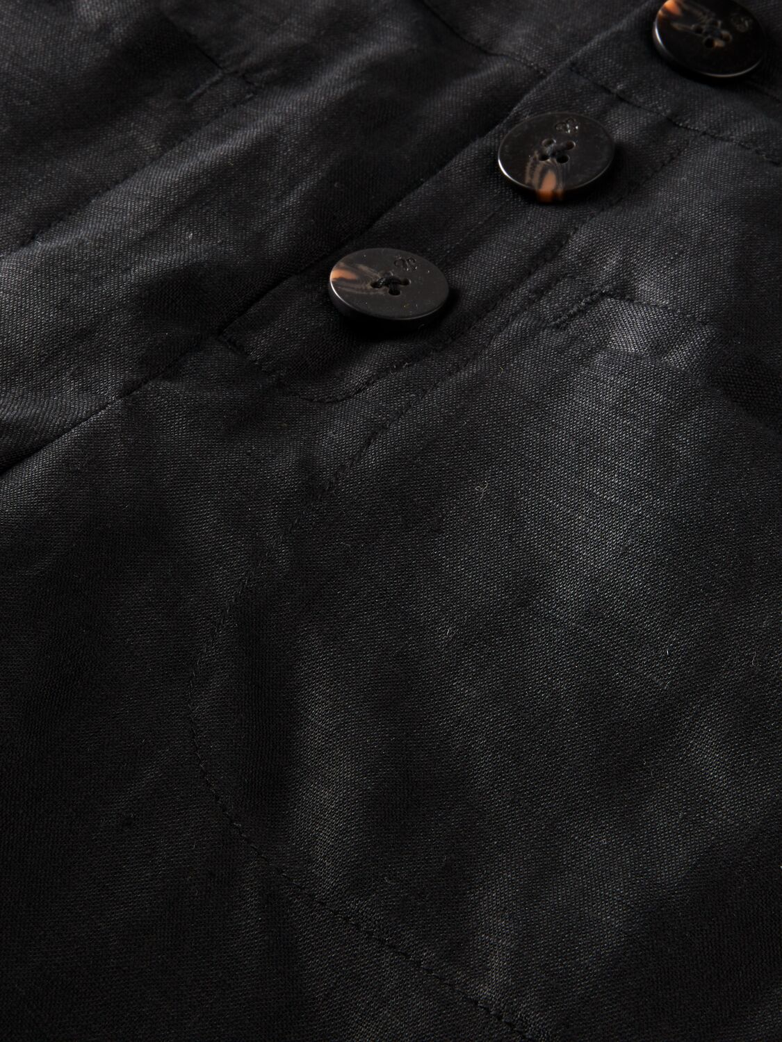 Short-sleeved shirt with ruffle Collar