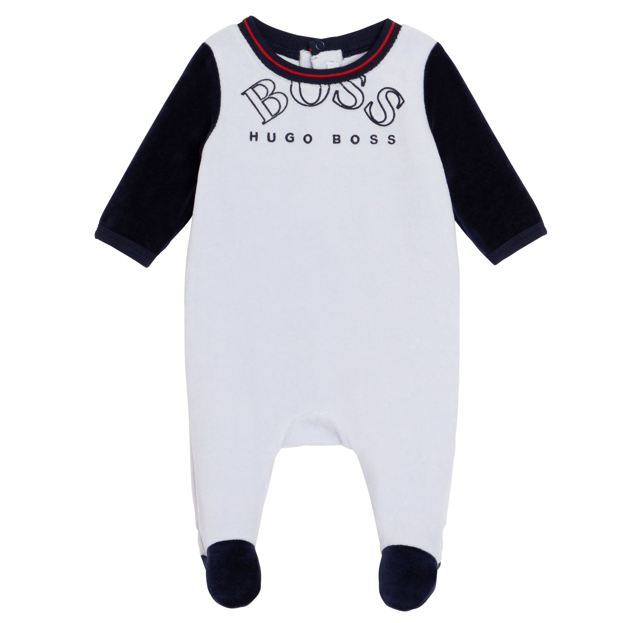 HUGO BOSS Baby Pale Blue Onesie & Hat