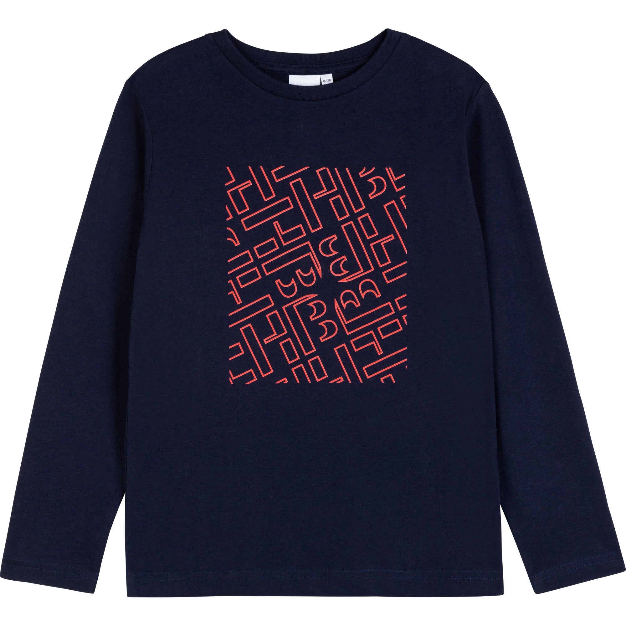HUGO BOSS Navy Long Sleeve T-shirt