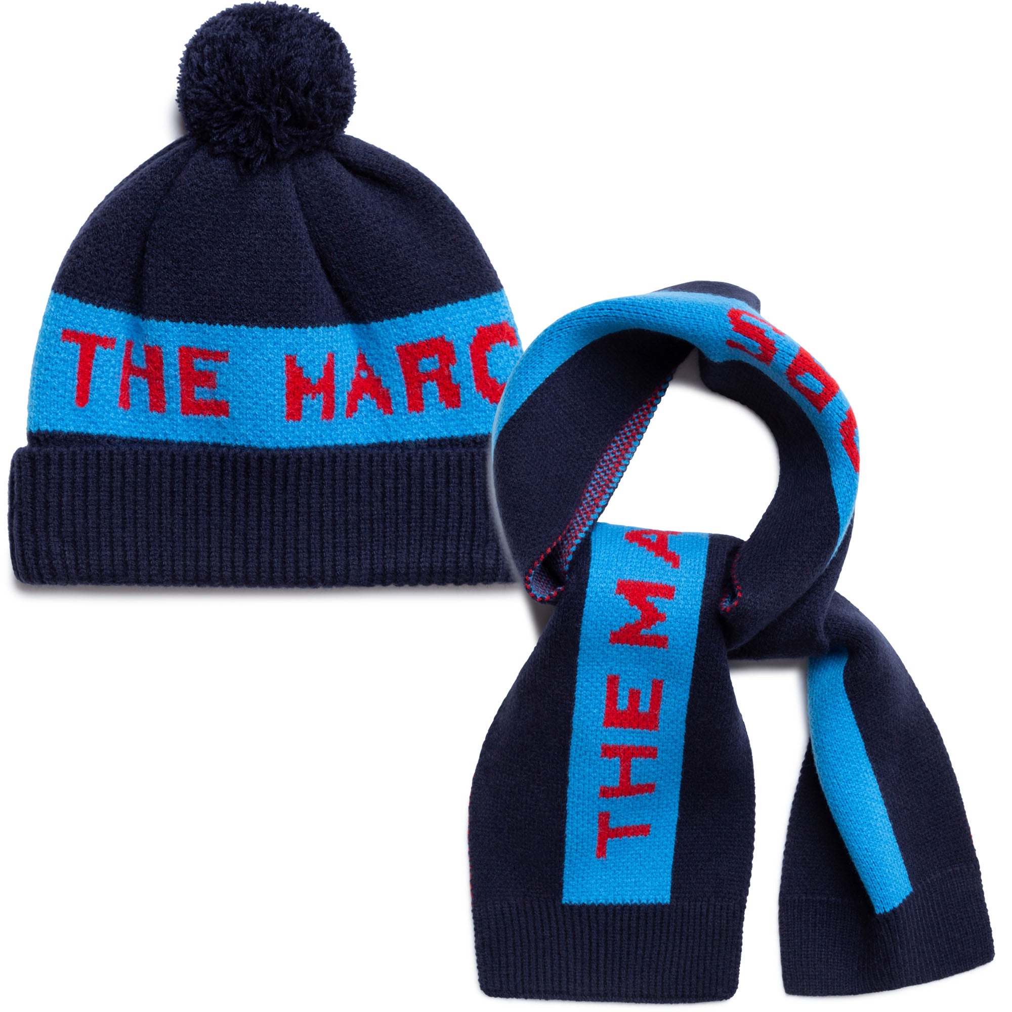 THE MARC JACOBS HAT & SCARF SET