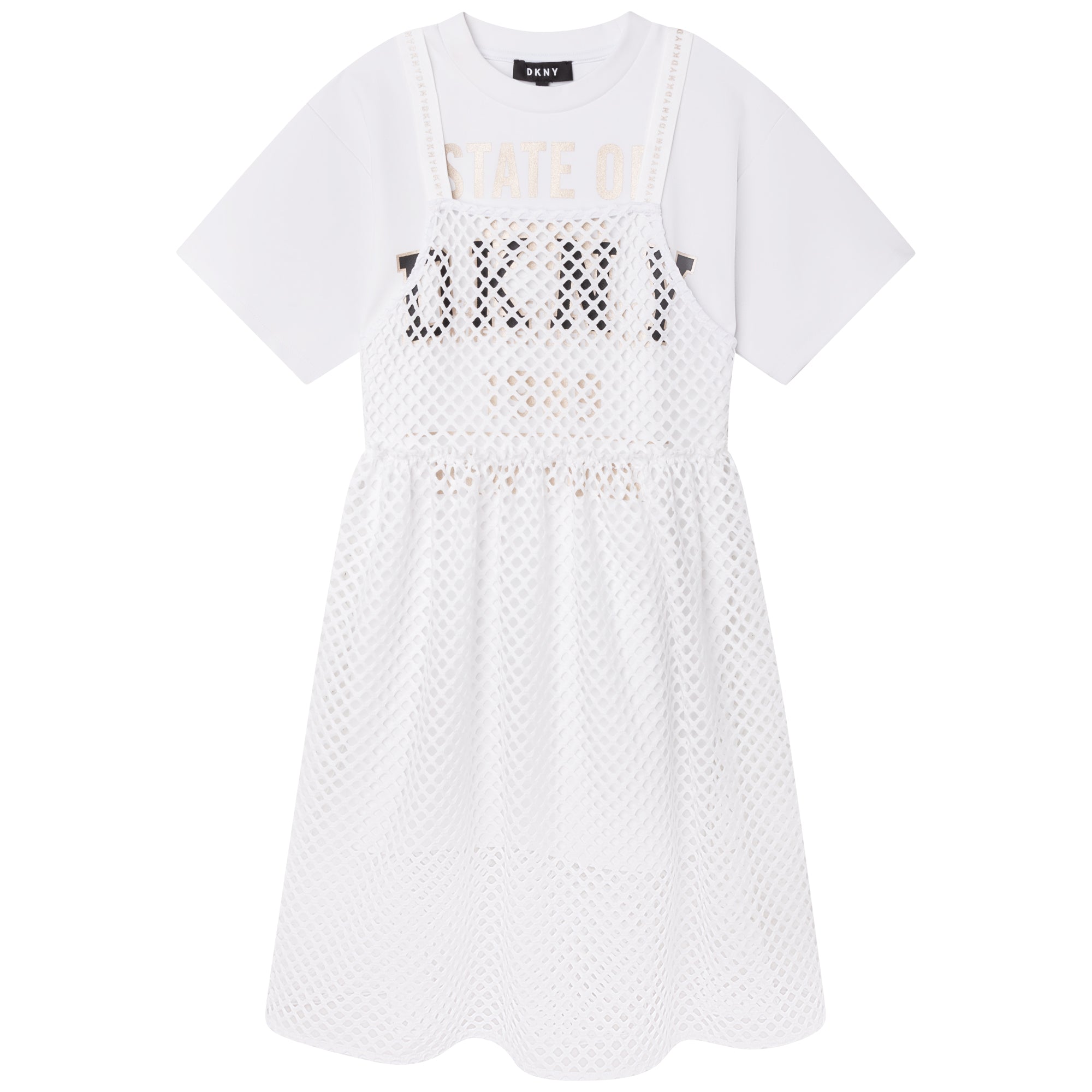 DKNY 2-1 Dress White