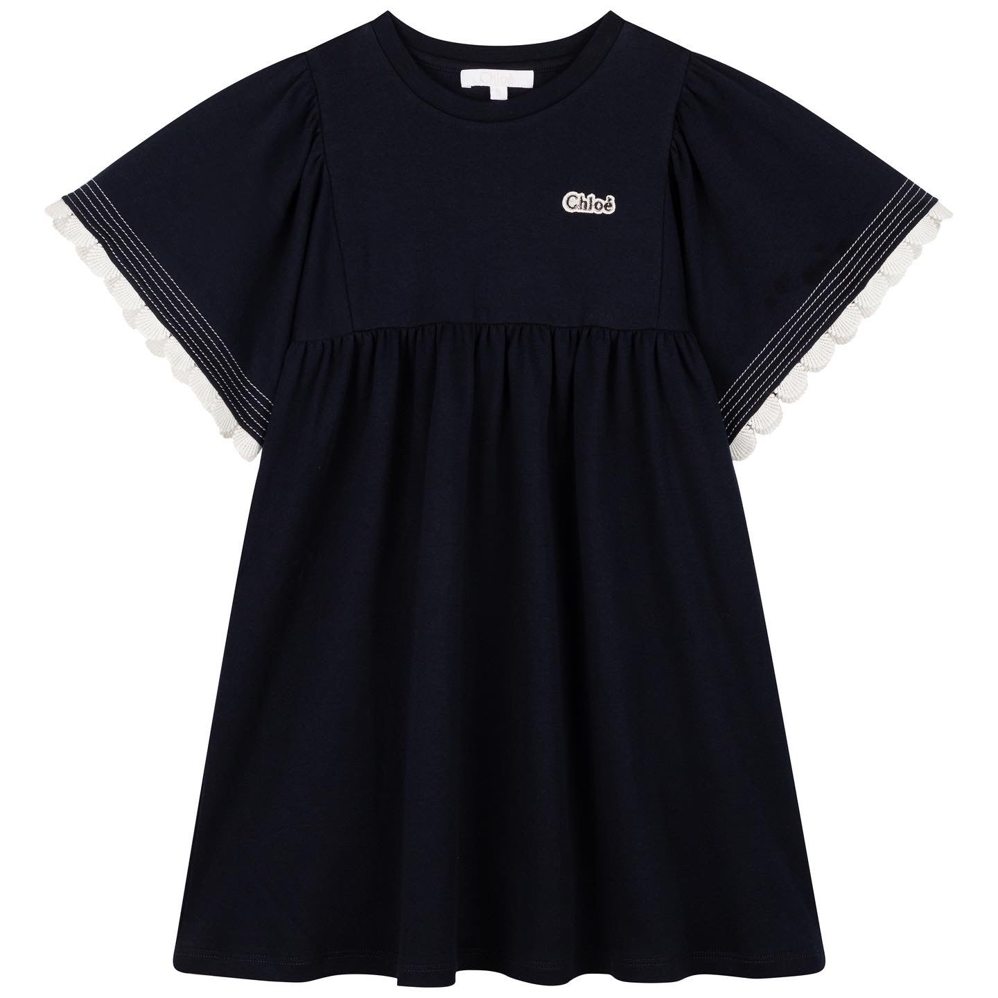 CHLOÉ NAVY DRESS-SS22