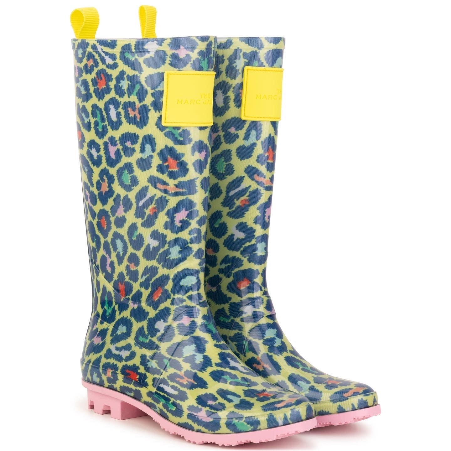 THE MARC JACOBS YELLOW LEOPARD WELLIES