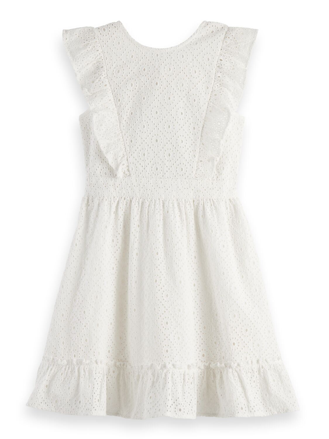 Scotch & Soda White Brodery-anglaise Dress