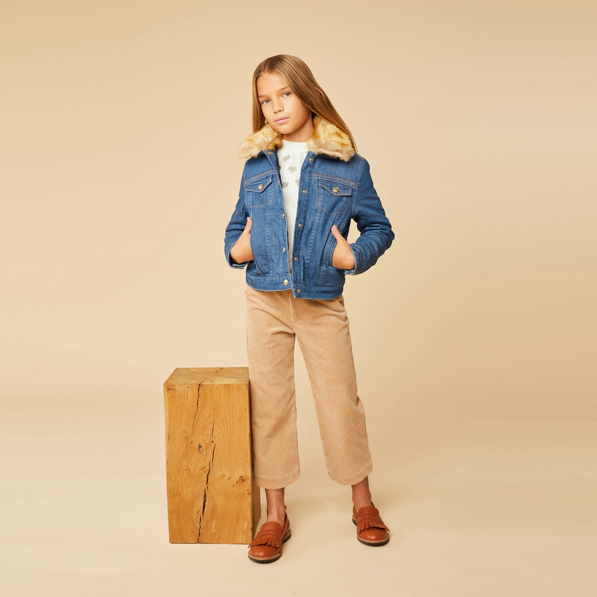 CHLOÉ GIRLS DENIM JACKET