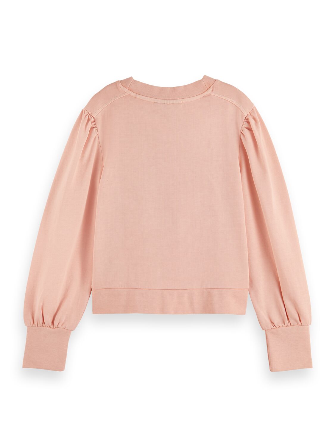 Long-sleeved garment-dyed T-sh