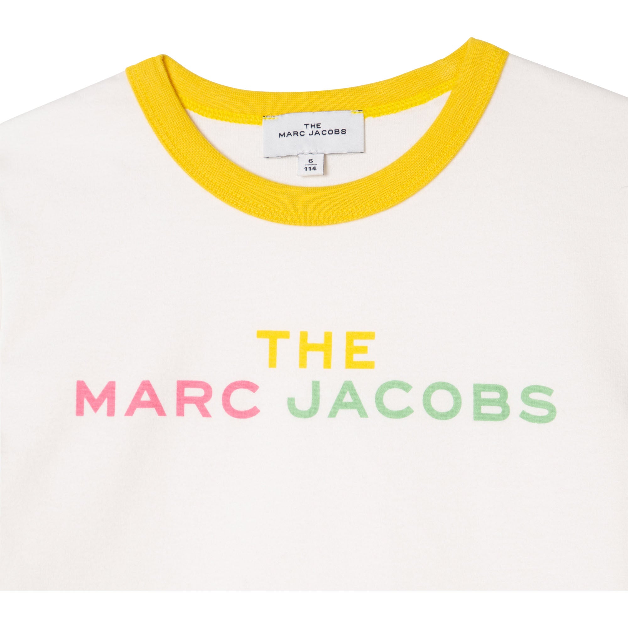 THE MARC JACOBS WHITE ORGANIC COTTON T-SHIRT