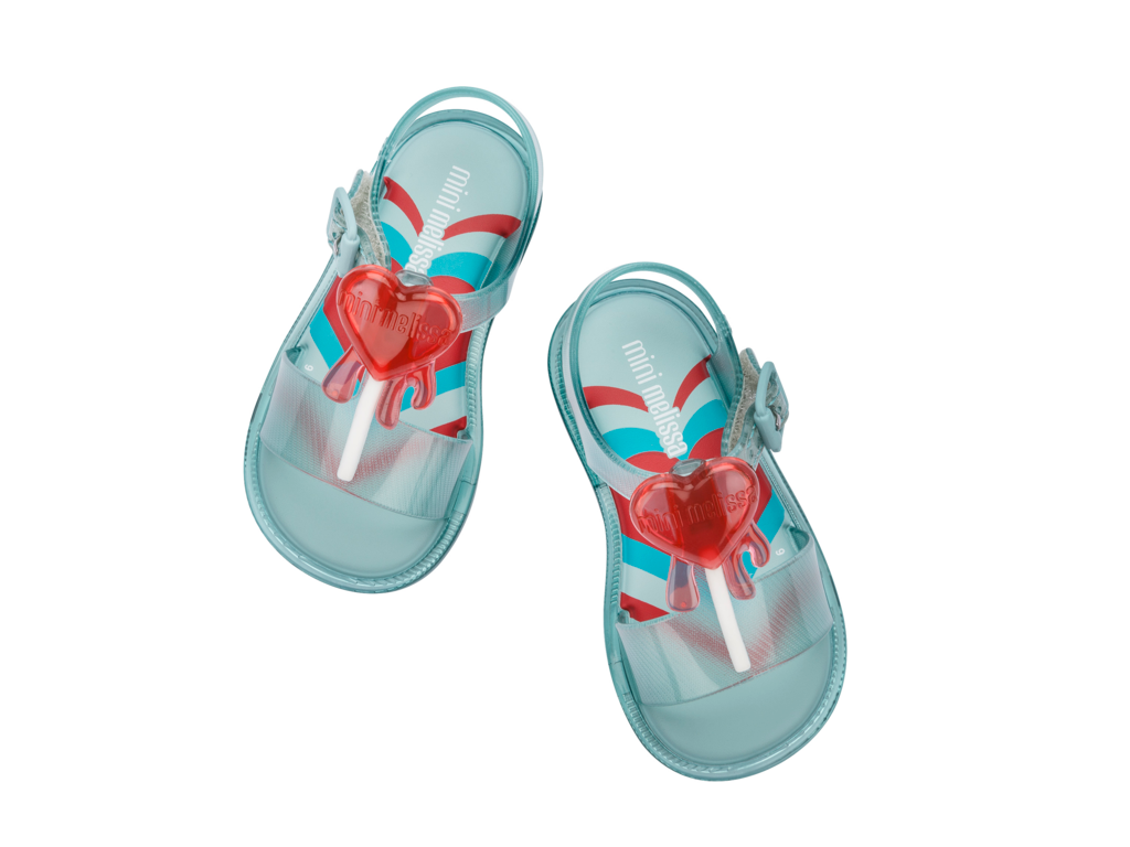 Mini Melissa Mar Sandal Jelly Pop BB-Green Red