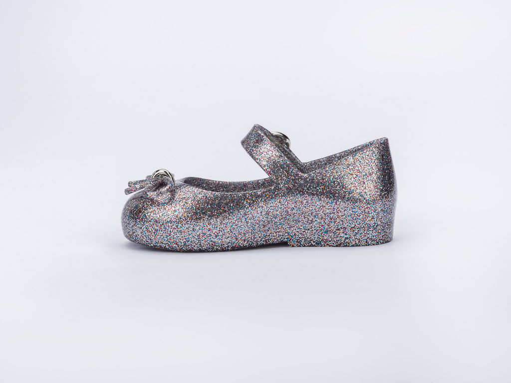 Mini Melissa Sweet Love BB - Silver Glitter