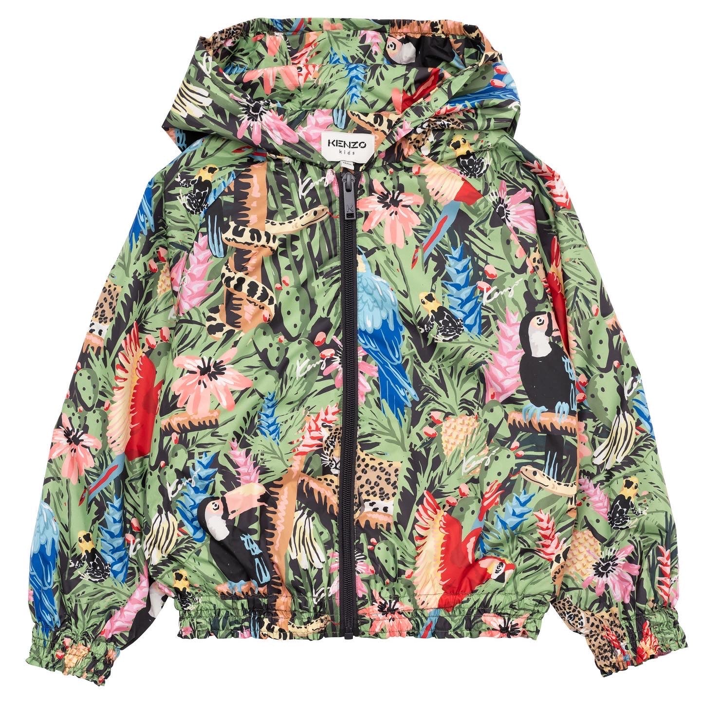 KENZO HOODED WINDBREAKER