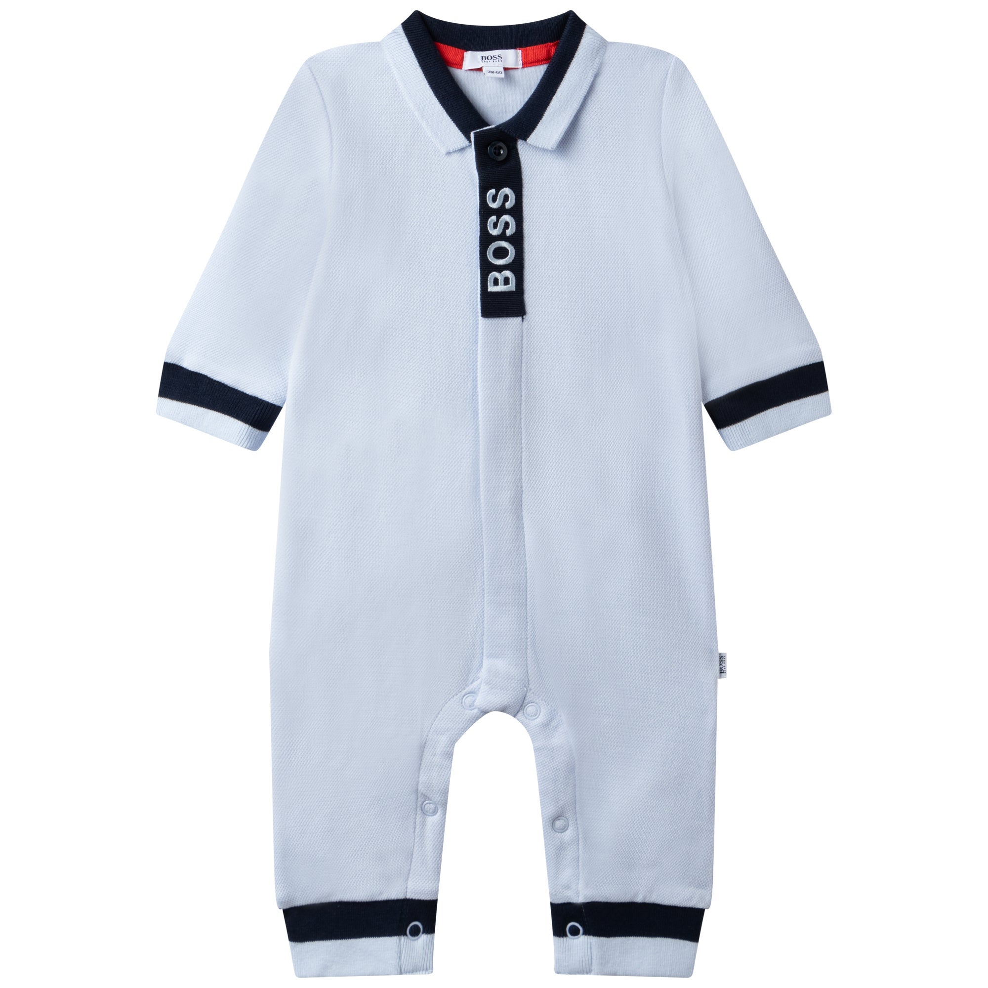 HUGO BOSS Baby Pale Blue Onesie