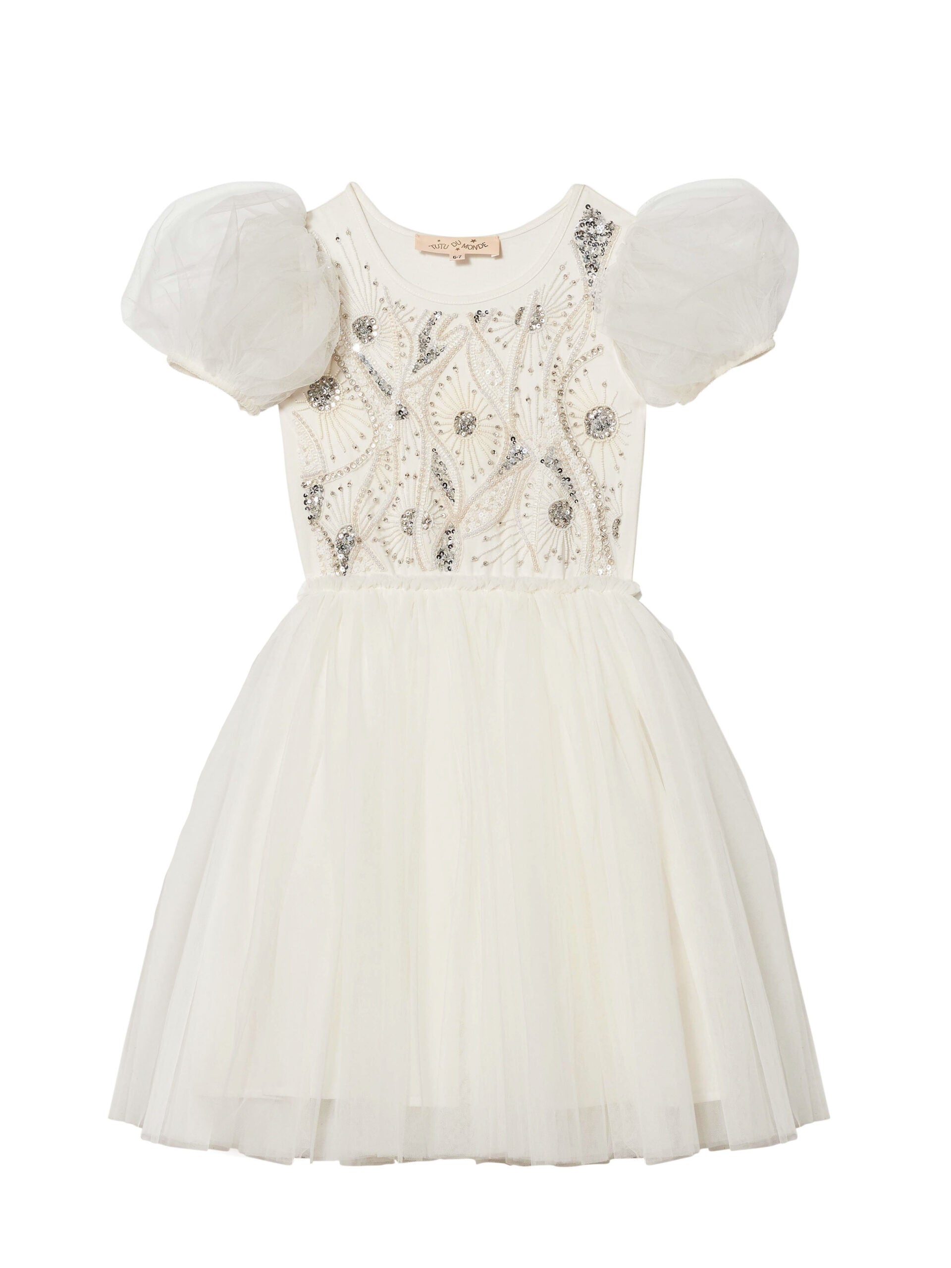 TUTU DU MONDE- Floweret Tutu Dress-White