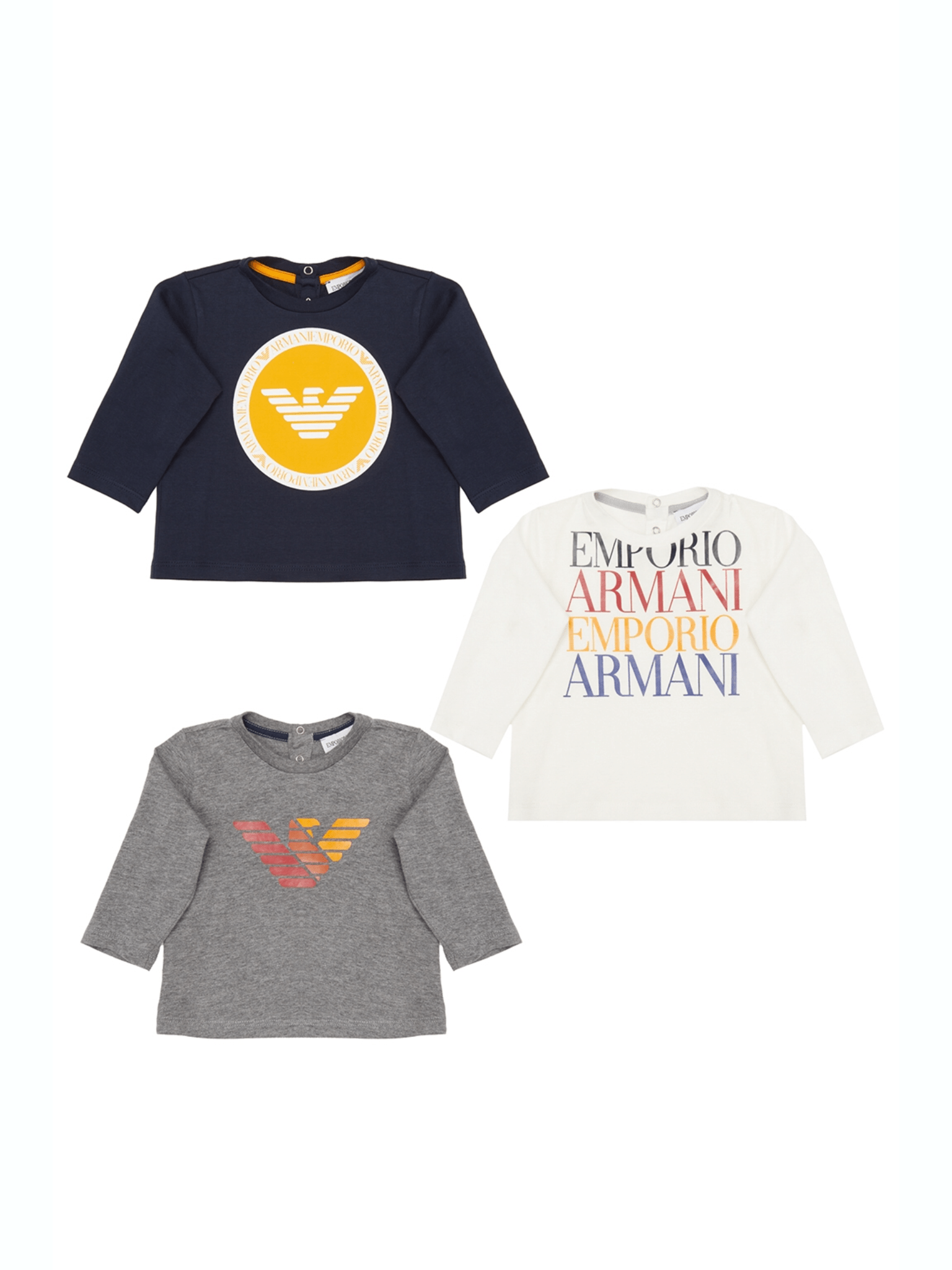 Emporio Armani set of 3 long sleeve t-shirts